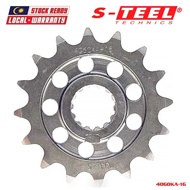 S-TEEL Front Spocket 525 - 16T / Motorcycle for BENELLI TNT 890 / TORNADO RS /CENTURY RACER /TRE K A