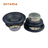SOTAMIA 2Pcs 2 Inch Full Range Speaker Audio Bass 52mm 8 Ohm 10W Sound Music Home HIFI  Loudspeaker 