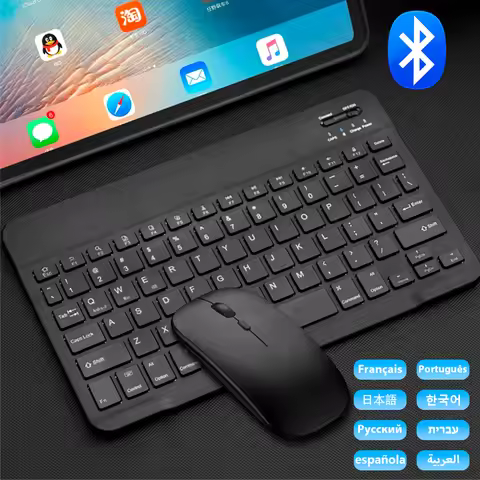 Bluetooth Wireless Keyboard Compatible All Bluetooth Devices Multilingual Bluetooth Keyboard And Mou