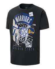 Golden State Warriors Courtside เสื้อยืดผู้ชาย Nike NBA Vintage