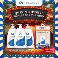 [Buy 3 Free 1] QV Skin Lotion 1L x 3 + FREE 1L x 1 worth RM131.10 Provides up to 24-hour moisturisat