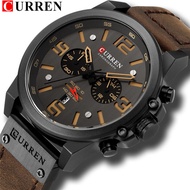 CURREN/卡瑞恩8314新款男士運動手錶男表時尚多功能計時手錶