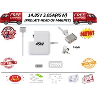 OEM Laptop 45W 14.85V 3.05A (T-Style) For A1435 , A1436 , A1465 , A1466 Series Adapter Charger 🎁Free
