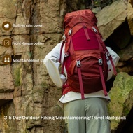 🏕️40L Professional Hiking Backpack AIRSCAPE Back Support + Built-in Rain Cover 3-5 Days Camping Back