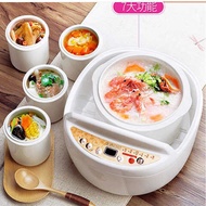Ceramic Multi-functions Multi Compartments Electrical Cooker - 1205023