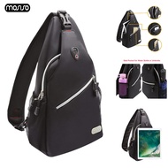 MOSISO Backpack Men School Student Laptop Backbags for Ipad Women Sling Backpack Anti Theft Travel Backpack Waterproof Chest Bag