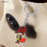 <Chunjin1> Zootopia Cartoon Figure Judi And Nick Keychain Disney Pendant Keyring Backpack Jewelry Ac