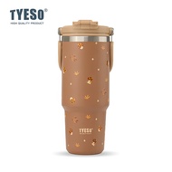TYESO Wildwood Petals Roamer Tumbler Dual Sip Stainless Steel Temperature Retention (900ml/30oz) TS-