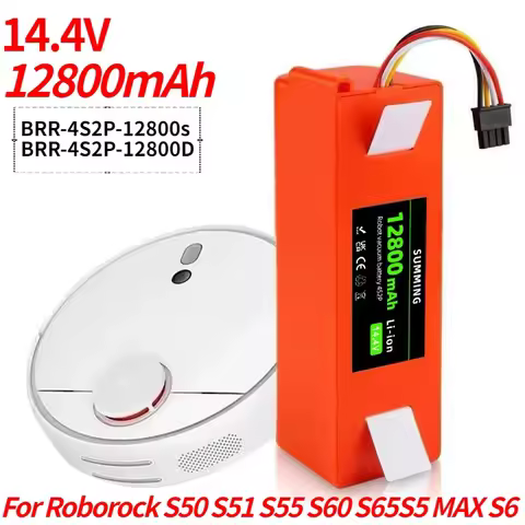 14.4V 9800Ah lithium-ion battery for Xiaomi robotic vacuum cleaner S55 S60 S65 S50 S51 S5 MAX S6,4S2