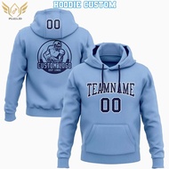 CUSTOM HOODIE JACKET S-6XL. CUSTOM AND PLAIN HOODIE JACKET S-6XL BABY BLUE COLOR