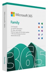 Microsoft - Microsoft 微軟 M365 1年家用版 (英文) (實體版) (6GQ-01898)