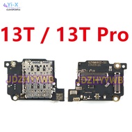 SIM Card SD Reader Board For Xiaomi Mi 13T Pro 13TPro Phone Flex Cable Board Repair Replacement Part