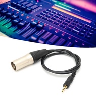 SUSANMY 3.5mm to 3pin XLR Cable, Locking Connector 60cm / 2.0ft Balanced Audio Cable, 1/8inch TRS Ma