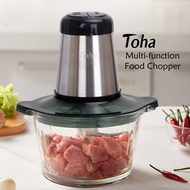 Toha Meat Grinder Electric Food Blender 2L Glass Food Processor kitchen home appliances