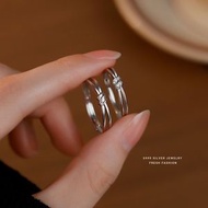 SS19 s999足銀 同心結  情侶對戒  簡約高級感 小眾設計 千千結戒指 情人節禮物