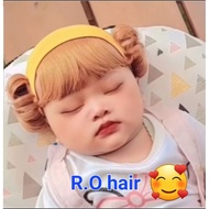 CHILDREN'S CLOTH BANDANA / FRINGE WIG BANDANA / GIRLS' BANDANA