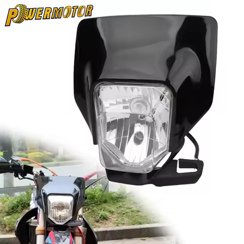 Motocross H4 Halogen Headlight Motorcycle Headlamp Head Light For Husqvarna FC FE FX TX TC TE 125 25