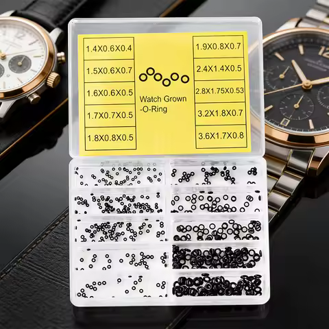 1 Box-10 Size Watch Repair Tool Mini Rubber Washer O-Ring Watch Crown Waterproof Watches Seals Watch