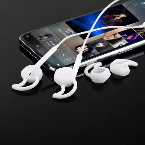 Soft Silicone Sport Replacement Earbud Tips For IPod IPhone 6 / 6 Plus / 5 / 5S / 5C Apple Headphone