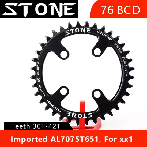 Stone Chainring 76 BCD For XX1 Round 30T 32T 34 36 38T 40T tooth MTB Bike Cycling Bicycle ChainWheel