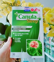 CANULA SLEEP Viên Uống Hỗ Trợ Sức Khỏe Dưỡng Tâm - An Thần - Giúp Ngủ Ngon Giảm căng thẳng stress Hộ