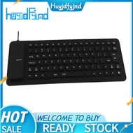 Silicone Mute Soft Keyboard 85-Key Computer Keyboard USB Wired Keyboard