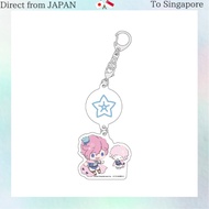A3 x Sanrio characters 09 Ryūko Kōzaka x My Sweet Piano linked acrylic keychains, H77 x W60mm (H37 x