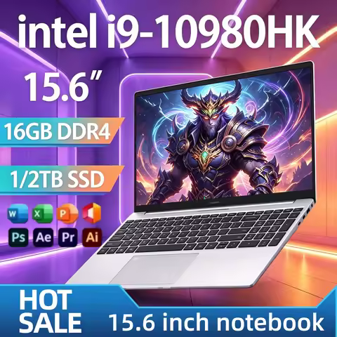 Intel Core i9 10980HK 15.6 Gaming Laptop 8C16T 2.4 5.3GHz 32GB RAM 2TB SSD Fingerprint WiFi6 4K Ultr