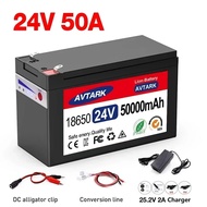 Brand New ，24V Lithium Battery 65Ah/100Ah/120Ah Electric Vehicle with Built-in BMS 30A High Current 