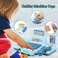Cashier Machine Toys Baby Cash Simulated Scan Register Casher Children Pretend Play Set Kids Gift