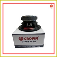 ☏ ❐ ▪ ORIGINAL CROWN INSTRUMENTAL SPEAKER PRO-655PA 6-1/2''' 550W