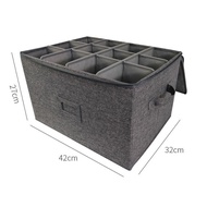 Storage Box Storage Outdoor Storage Box Glass Cup Red Wine Cup Foldable Wine White Wine Cup Organize
