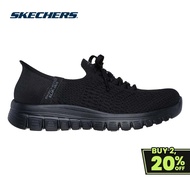 Skechers Women Slip-ins Active Graceful First Blush Shoes - 100736-BBK Air-Cooled Memory Foam