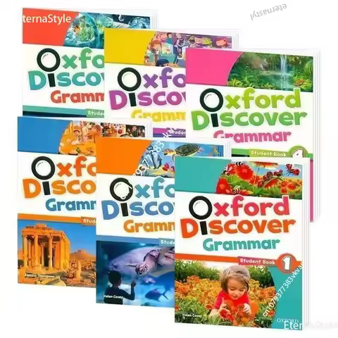6 Books Oxford Discover Grammar 1/2/3/4/5/6Complete Set of Textbooks Oxford Reading and Writing