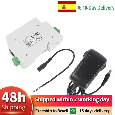 USR-DR302 Din Rail Serial RS485 to Ethernet TCP IP Server Module Ethernet Converter Modbus RTU to Mo
