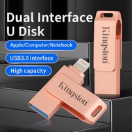 Kingston USB Flash Drive 256GB 1TB Pendrive Memory Stick เข้ากันได้ Apple iPad สำหรับ IPhone14/13/12/11 /X/ 8/7/6