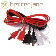BETTER-JANE Power Extension Cord, Copper PVC AC Power Cord,  2/3/5m Two-pin Cables