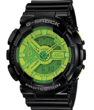 Casio นาฬิกาข้อมือ รุ่น GA-110B-1A3DR (สีดำ/เขียว)