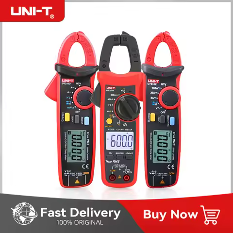 UNI-T UT204 Plus UT210E UT210D Digital Current Clamp Meter Multimeter True RMS 400-600A Auto Range V