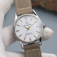 Shanghai Diamond Mechanical Watch Men's Manual Winding Watch 7120 Movement 38MM Stainless Steel Wate