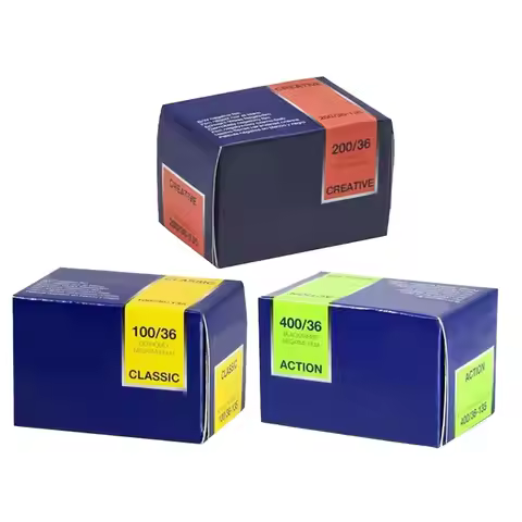 A13E-Classic 135 Film Black And White 100 200 400 ISO 36 Exposure Rolls Subpackage For Kodak M35 H35