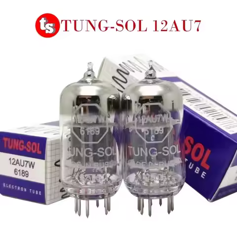 TUNG-SOL 12AU7 6189 Vacuum Tube HIFI Audio Valve Replace 6189 12AU7 ECC82 Electronic Tube Amplifier 