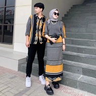 kebaya couple pasangan keluarga outfit tenun dress kekinian Baju tenun