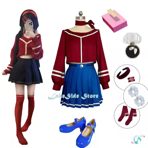 Crazy Mita Cosplay Game Cosplay Costume Wig MiSide RolePlay Women Primary Yandere Outfit Halloween C