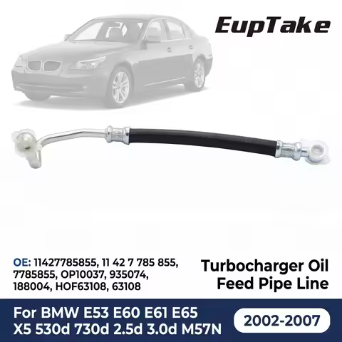 Turbocharger Oil Feed Pipe Line 11427785855 for BMW E53 E60 E61 E65 X5 530d 730d 2.5d 3.0d M57N Hose