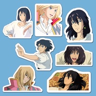 Sticker Anime Howls moving castle Sticker ghibli Anime howls shopie