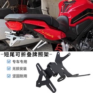 Motorcycle Accessories License Plate Holder Tail Light Bracket Tidy Fender Eliminator For Honda CB65