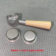 【Value Bundle】 Coffee Bottomless Portafilter For Delonghi Ec680/ec685 Filter 51mm Replacement Filter
