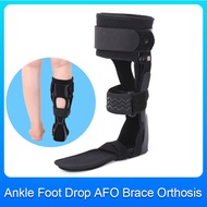 Adjustable Medical AFO Foot Drop Brace-Ankle Foot Orthosis Drop Foot Stabilizer Support for Walking 