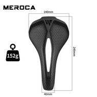 Meroca sợi carbon Yên xe đạp đường trường 3D đệm in hình T800 Carbon Comfort Sốc Đua Yên Ngựa Xe Đạp